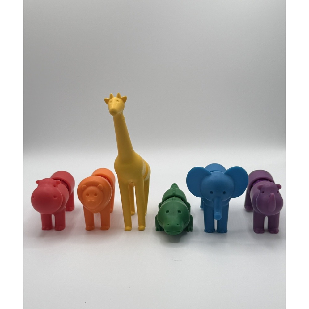 SmartMax My First Safari Animals STEM Magnetic Discovery Building Set Of 6